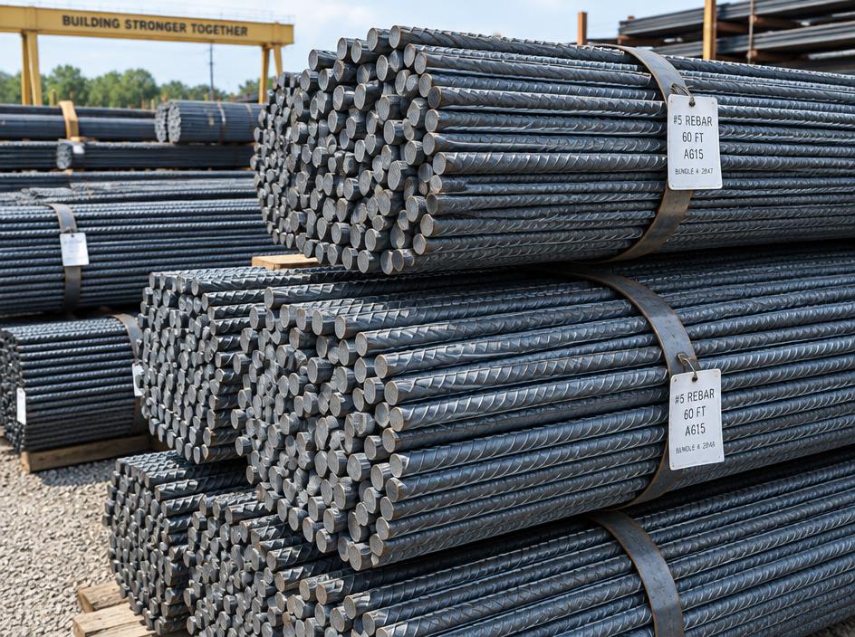 Varilla corrugada de acero para construcción en Medellín