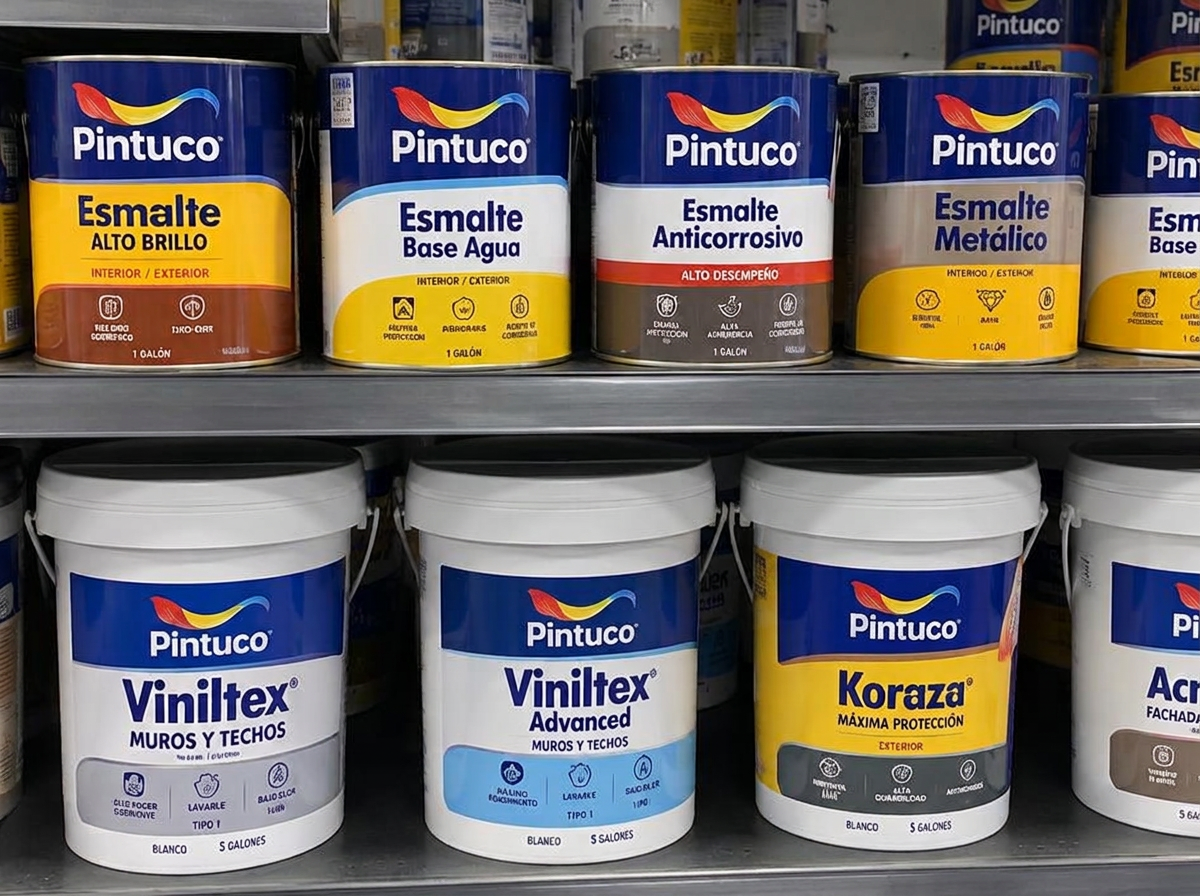 Pinturas Pintuco vinilos y esmaltes en Medellín